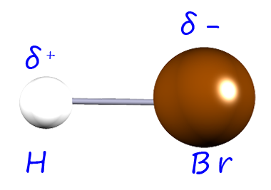 Hydrogen bromide molecule